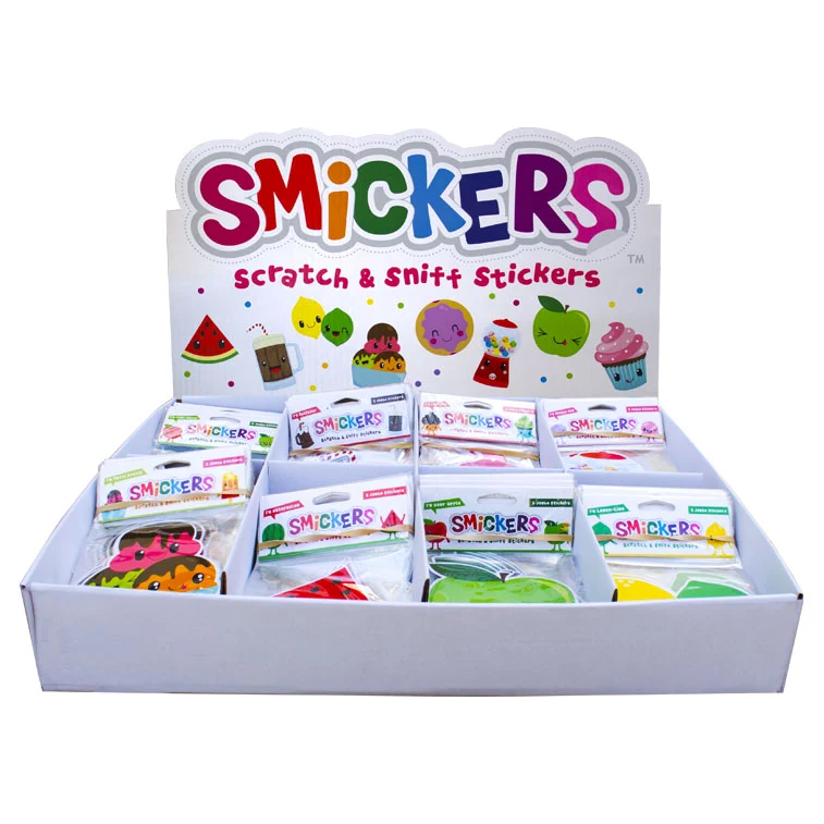 Smickers scratch and sniff stickers