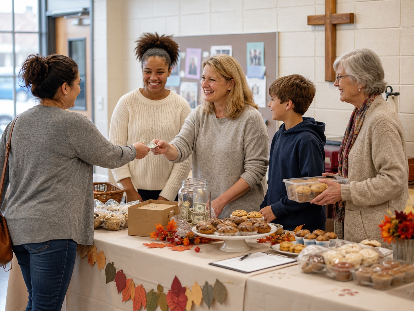 Community organization volunteers
